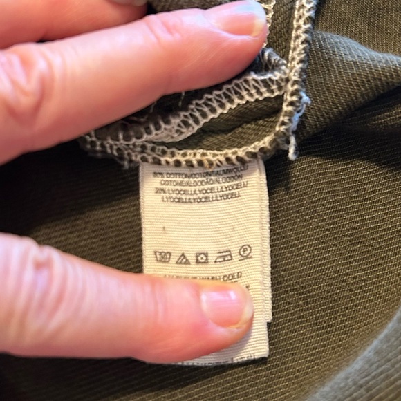 Free People Womens Splendor in The Grass Skirt Size 8 army green - Picture 10 of 10